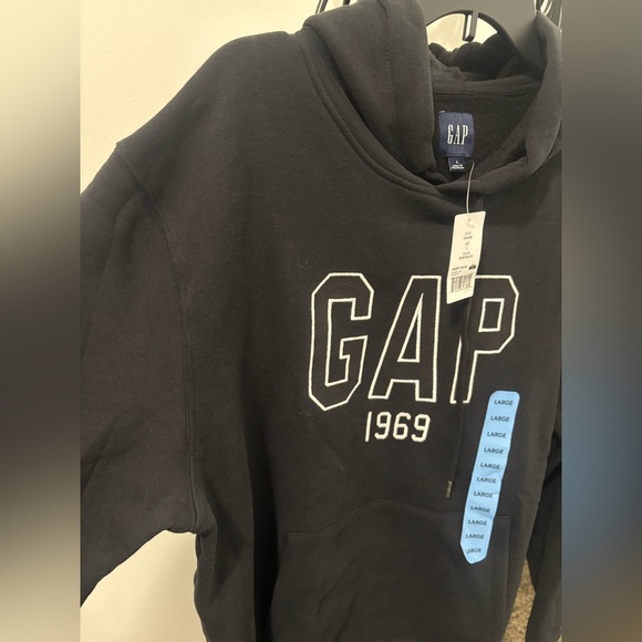 GAP Black Hoodie Sweater - Picture 3 of 5